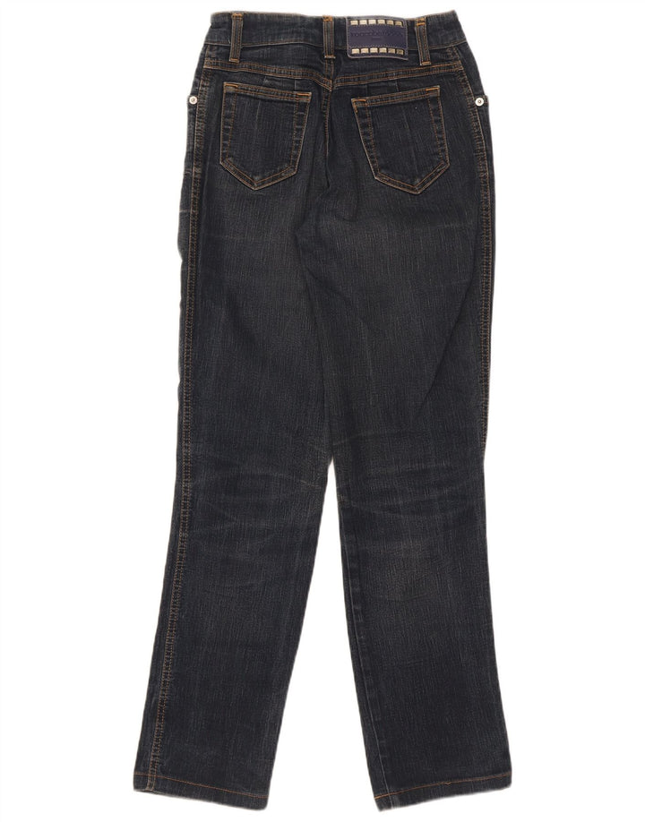Jeans dritti da donna Roccobarocco W28 L29 cotone blu navy