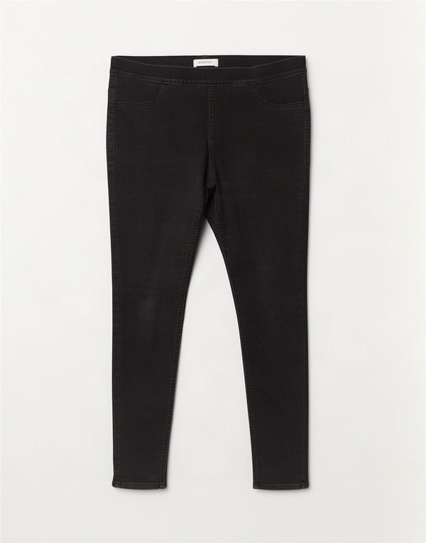 Jeans Jeggings da donna Marks & Spencer UK 14 Large W32 L27 Cotone nero
