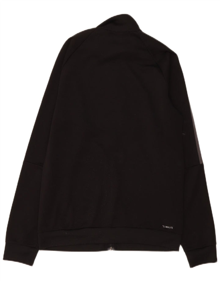 Giacca da tuta da uomo Adidas Climalite UK 40/42 medio poliestere nero
