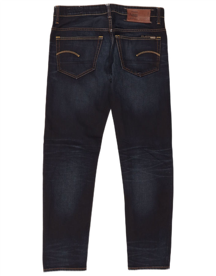 Jeans dritti da uomo G-Star 3301 W31 L32 cotone blu navy