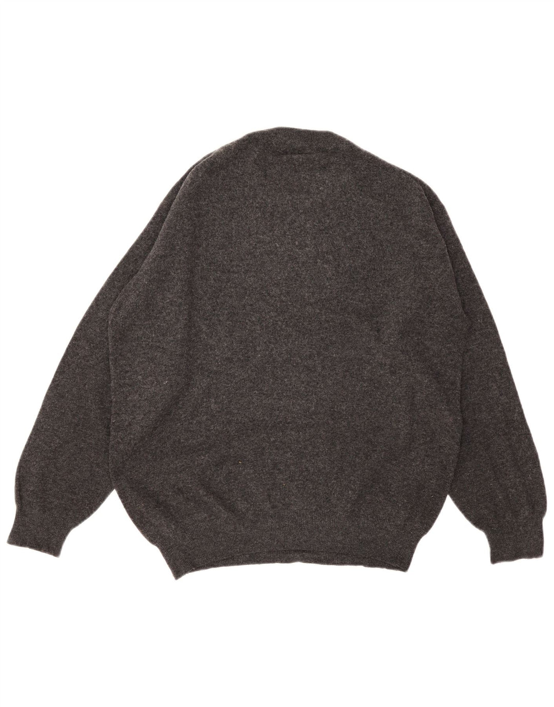 Maglione maglione girocollo da uomo Zara XL in lana screziata grigia