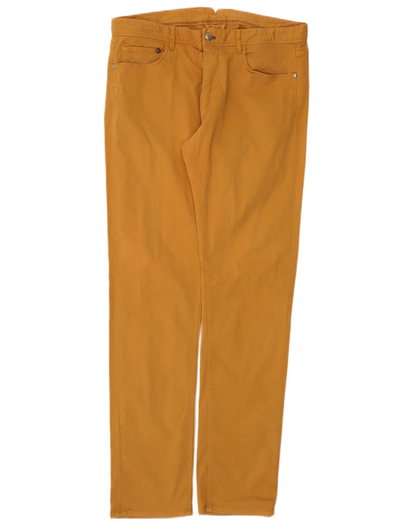 Pantaloni casual dritti da uomo Massimo Dutti EU 44 Large W34 L34 Beige