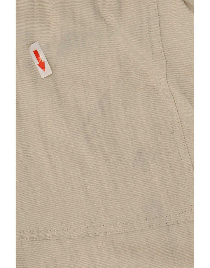Pantaloni corti da donna Zara Joggers medi W28 L25 poliestere beige