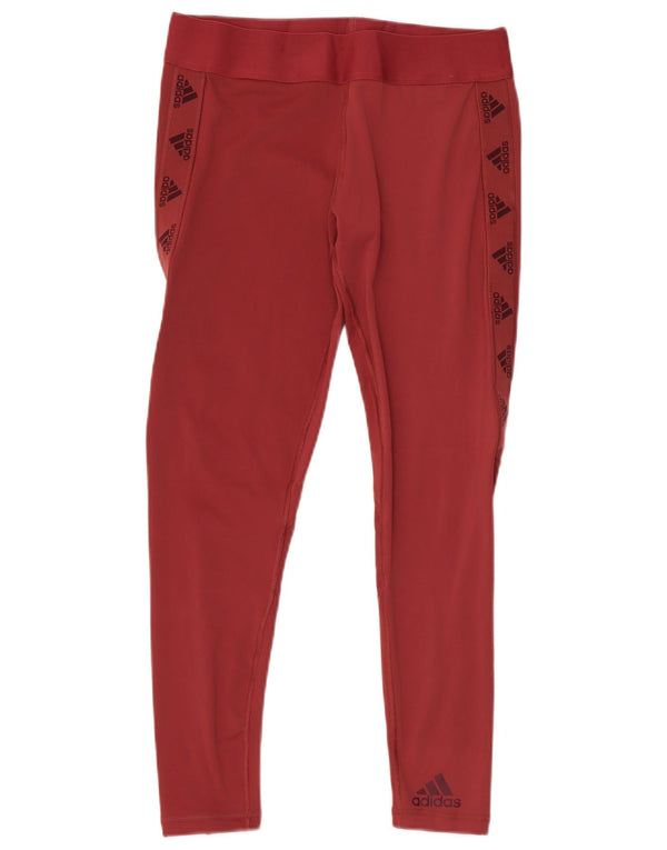 Leggings Adidas Aeroready Graphic da donna UK 16/18 Large Bordeaux Sport