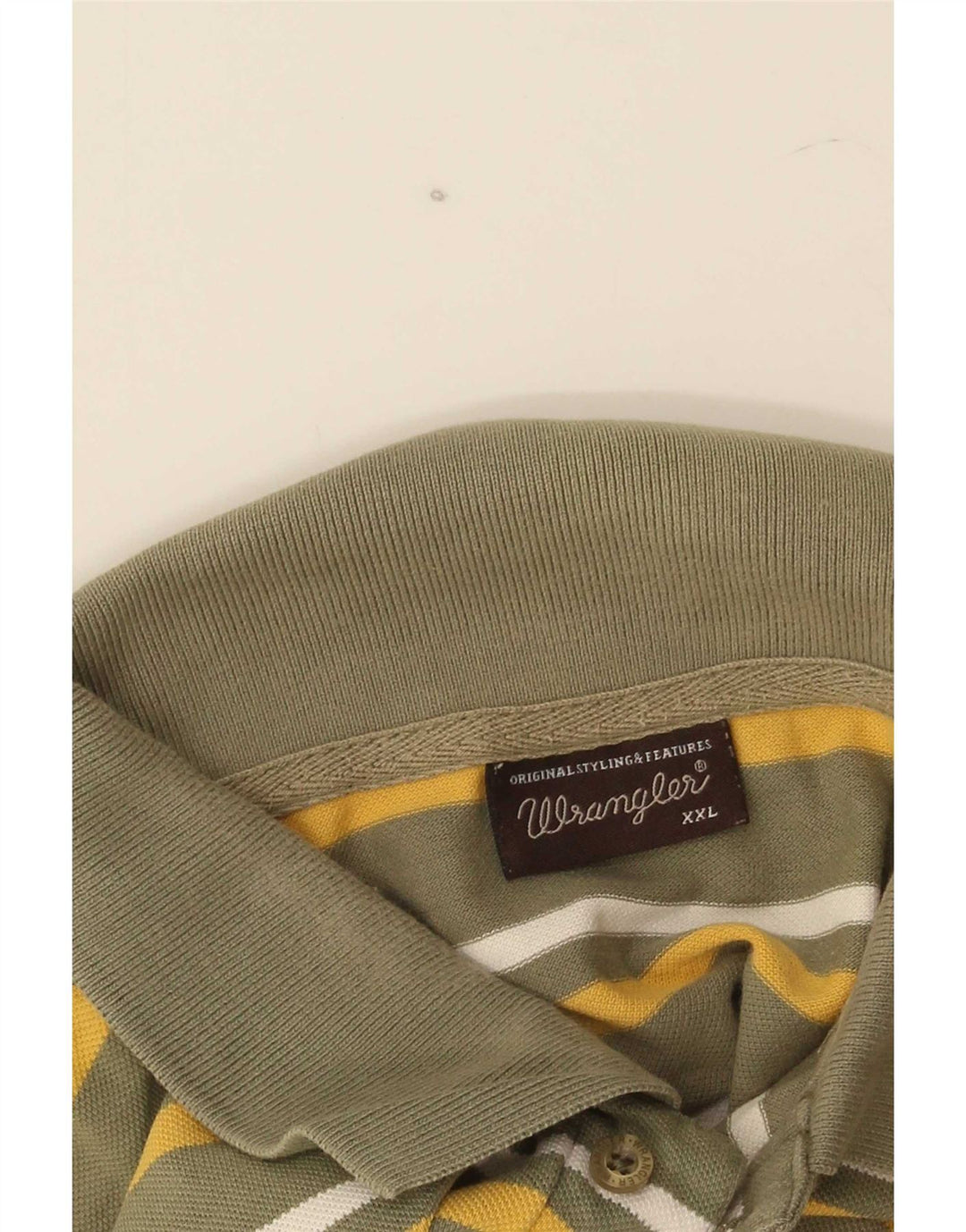 Polo da uomo Wrangler 2XL a righe kaki