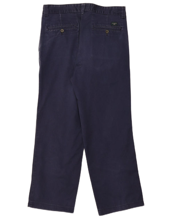 DOCKERS Pantaloni chino dritti da uomo W34 L28 Blu navy