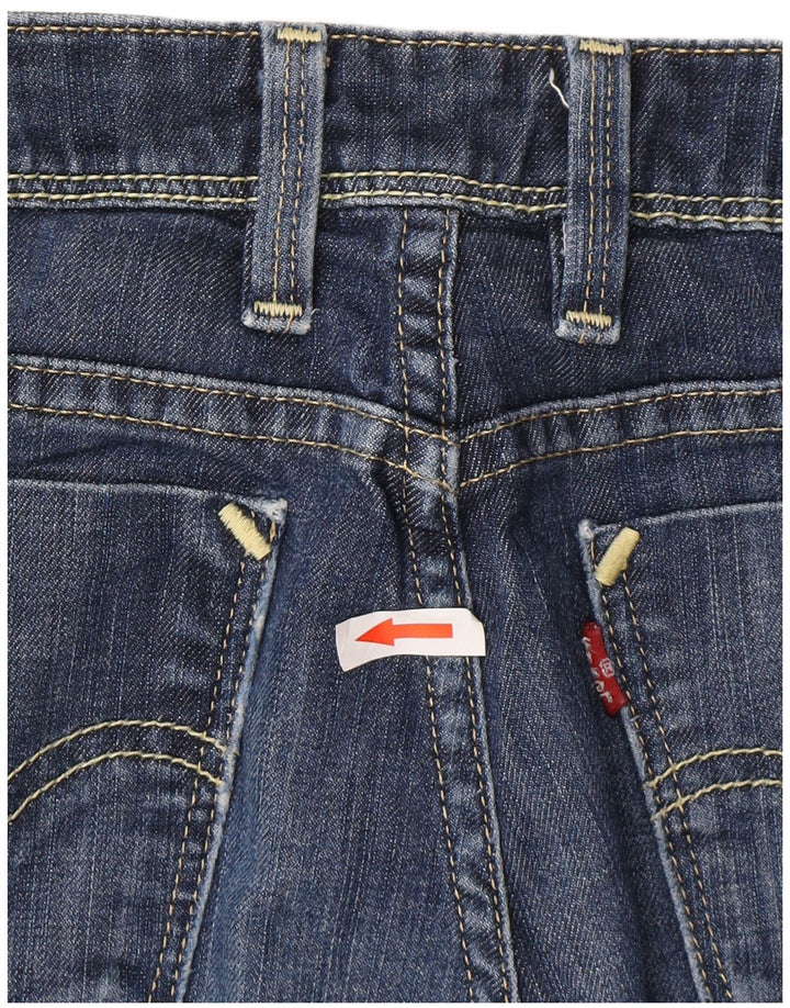 Jeans dritti 627 da donna Levi's W29 L28 cotone blu navy