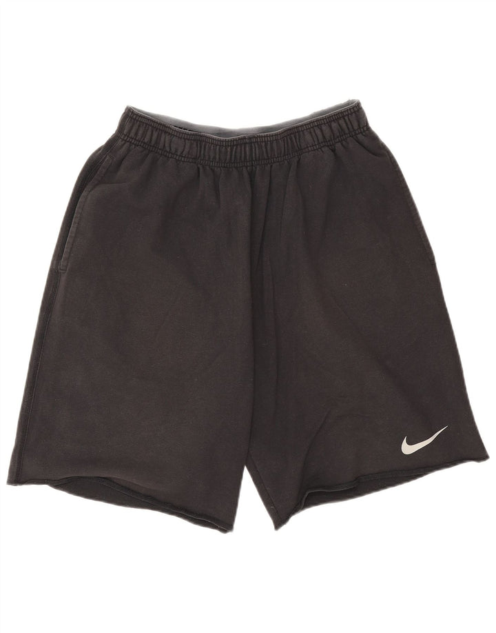 Pantaloncini sportivi Nike Dri Fit da uomo in cotone medio nero