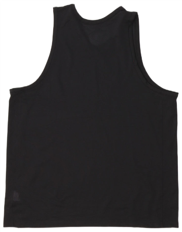 Canotta Nike Dri Fit da uomo 2XL nera in poliestere