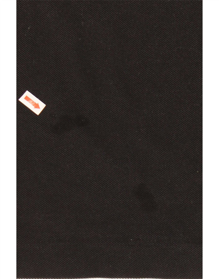 Polo da uomo Lacoste taglia 5 grande in cotone nero