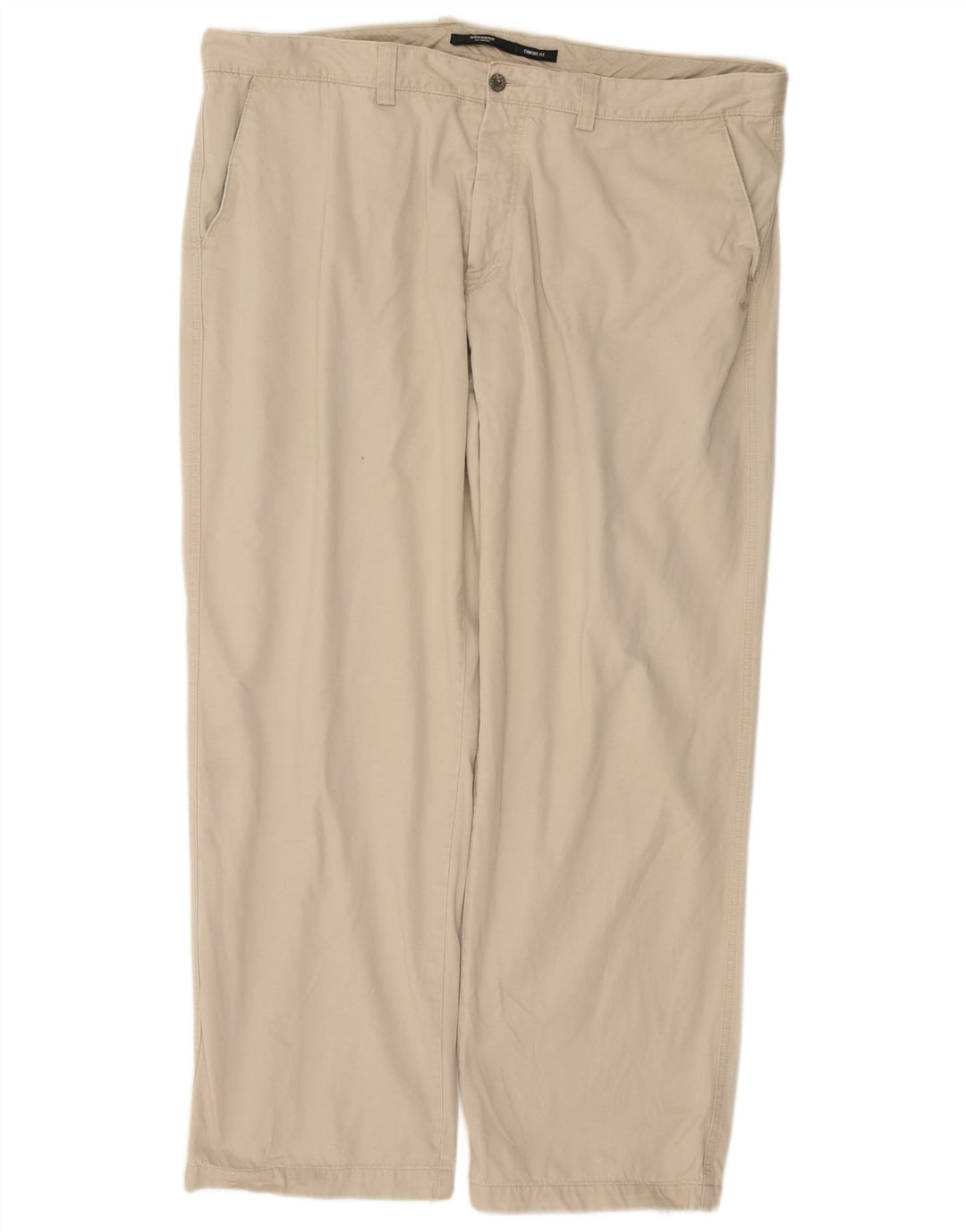 DOCKERS Pantaloni chino dritti da uomo W42 L32 Beige