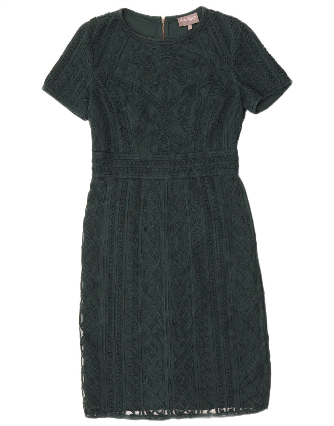 Abito tubino in pizzo da donna Phase Eight UK 10 Piccolo poliestere floreale verde