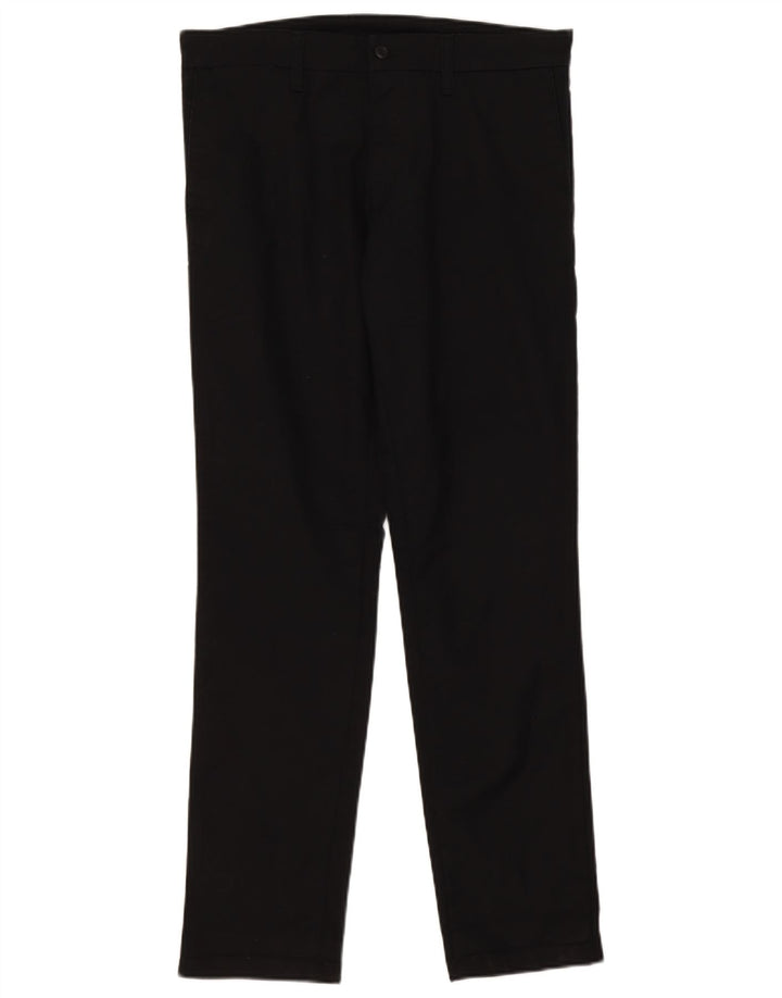 Pantaloni casual dritti da uomo Carhartt W33 L32 poliestere nero