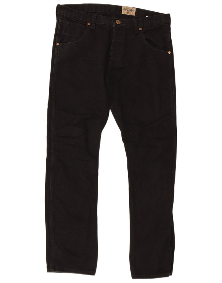 Jeans dritti slim da uomo Wrangler Spencer W34 L32 neri
