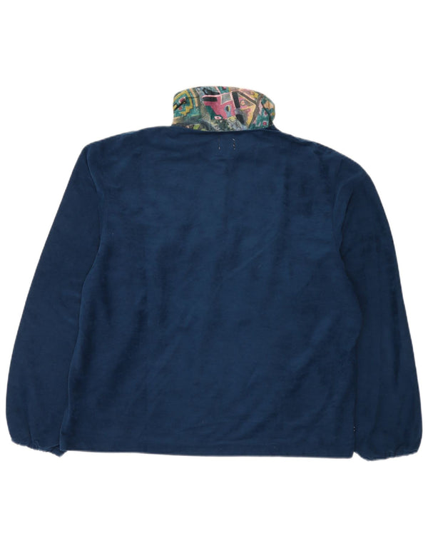 Tuta da uomo Aesse, vestibilità ampia, pullover, piccola, blu navy geometrica