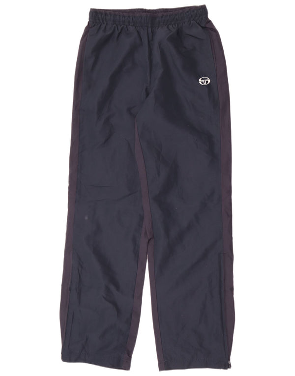 Pantaloni da tuta da uomo Sergio Tacchini medio poliestere blu navy