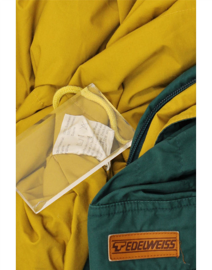 EDELWEISS Giacca imbottita con cappuccio da uomo UK 42 XL Verde