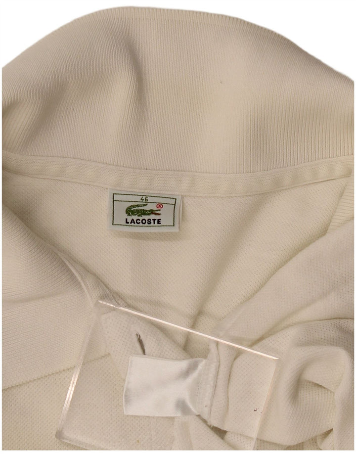 Polo senza maniche da donna Lacoste taglia 46 XL bianca