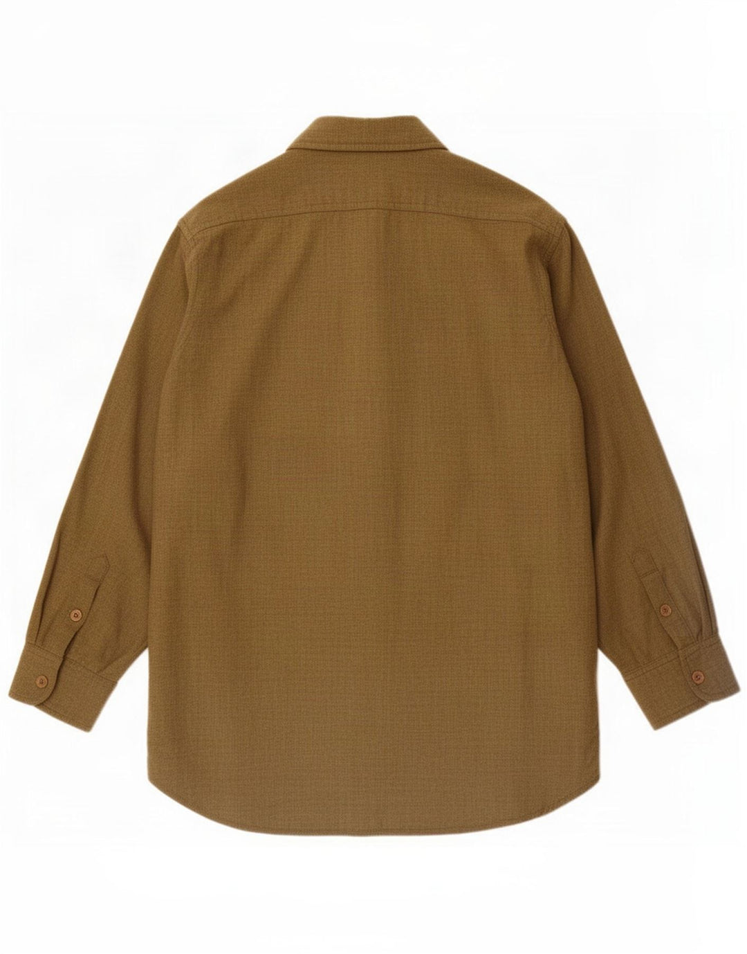 Camicia vintage in flanella da uomo verde medio Classic