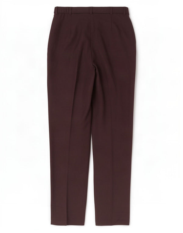 Pantaloni da abito da donna Marks & Spencer UK 12 medi W30 L32 Viola