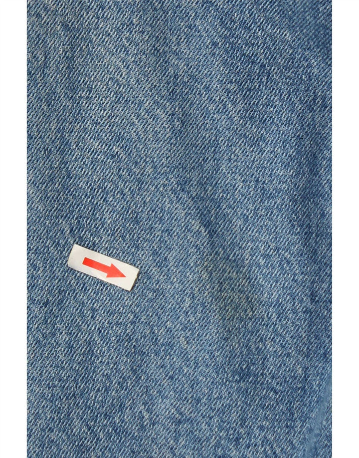 Giacca Casucci da ragazzo in denim grafico Sherpa 15-16 anni Blu