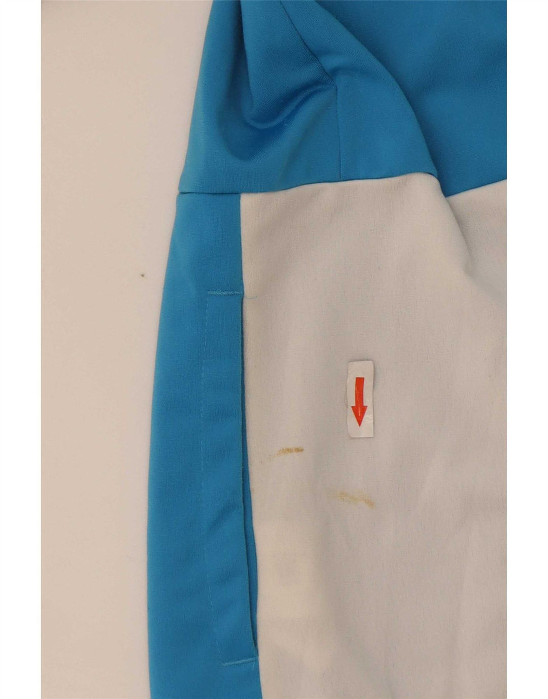 Giacca da tuta da donna Adidas UK 12/14 Colorblock blu medio