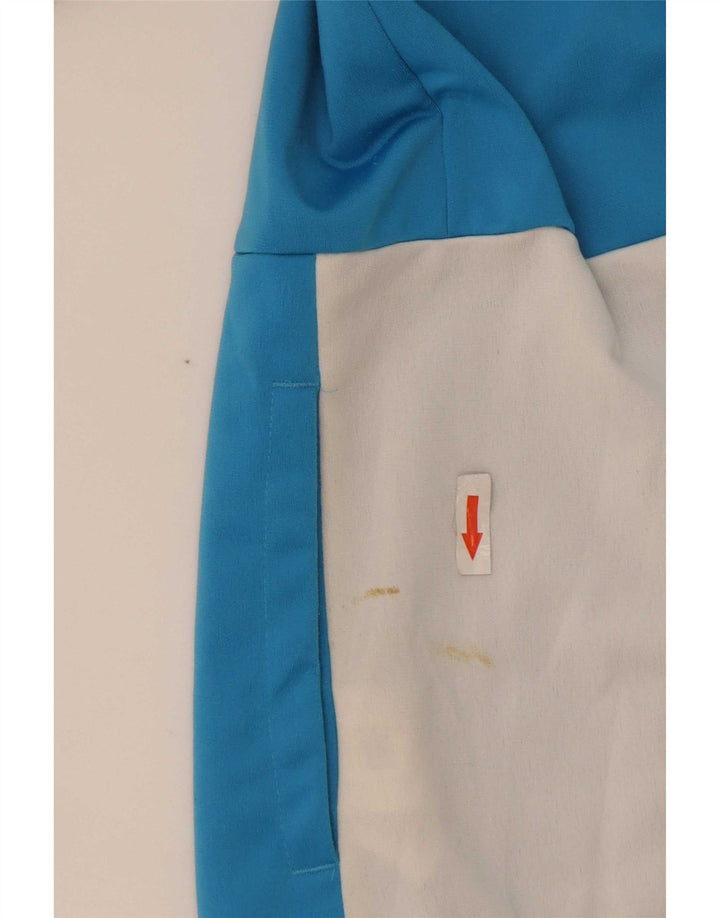Giacca da tuta da donna Adidas UK 12/14 Colorblock blu medio