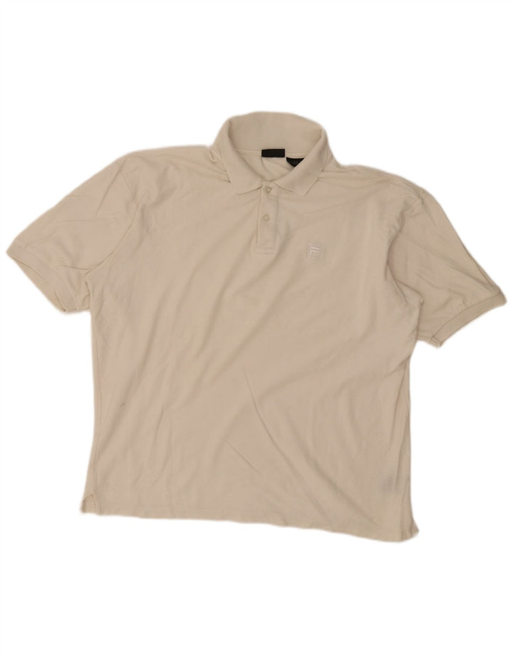Polo da uomo Fila 2XL Bianca