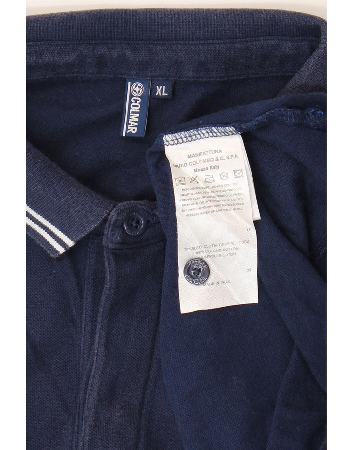 Polo da uomo Colmar XL in cotone blu navy