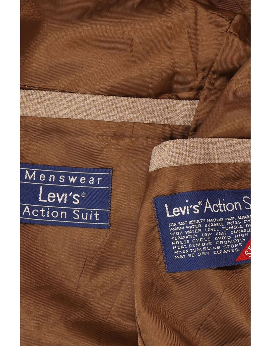 Giacca blazer a 2 bottoni da uomo Levi's UK 40 grande beige