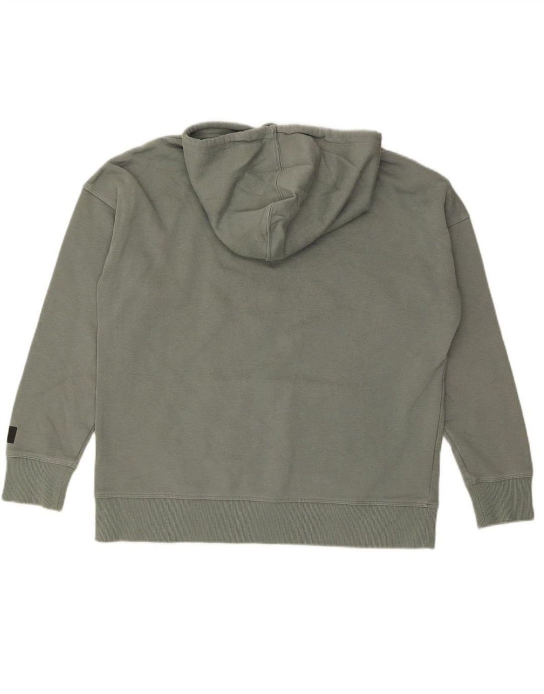 REEBOK Mens Graphic Hoodie Jumper Medium Grey Cotton