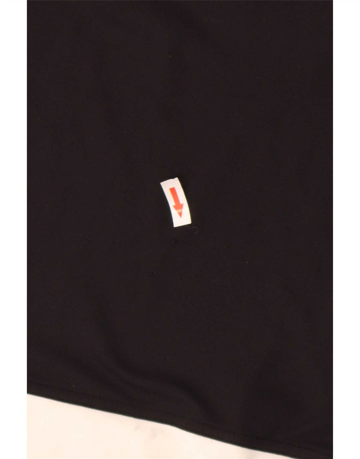 T-shirt Adidas Climalite da uomo, media, in poliestere nero