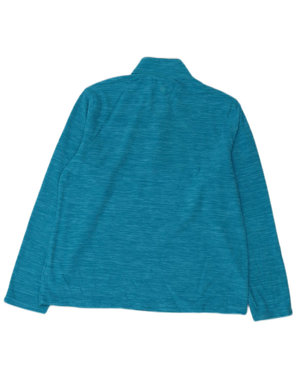Maglione in pile da donna con collo e zip Mountain Warehouse UK 18 XL Poliestere blu