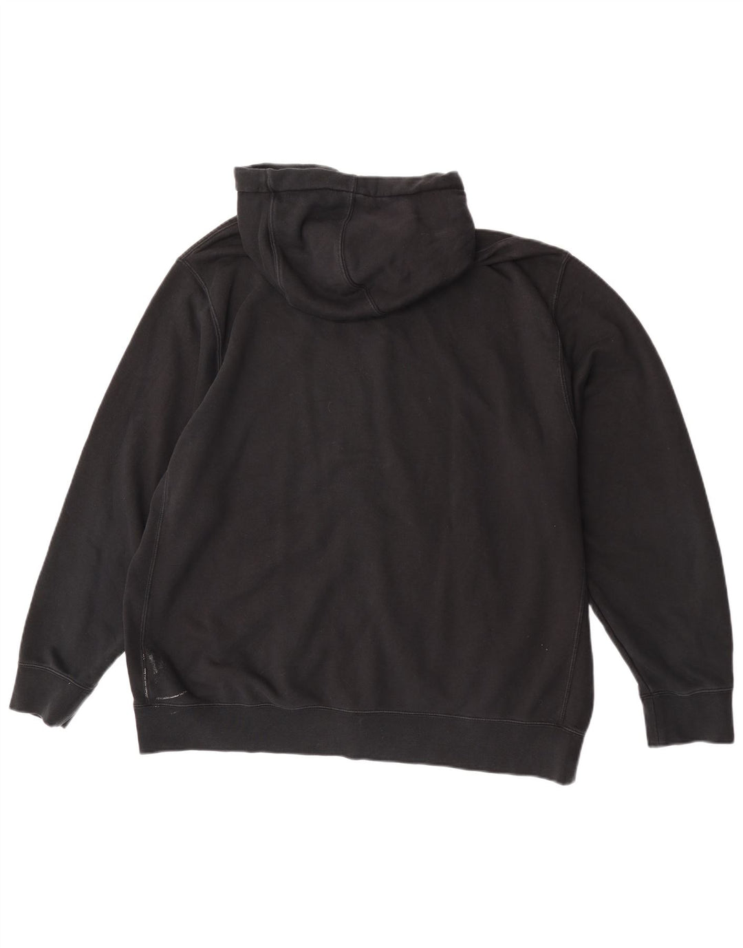Felpa con cappuccio e zip da uomo Nike 2XL cotone nero
