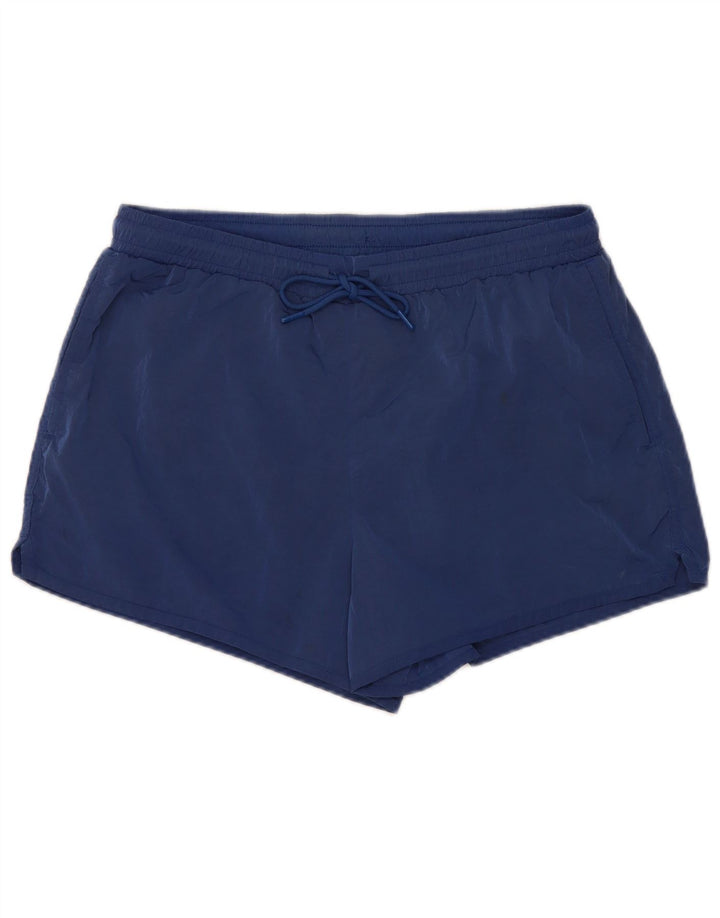 Pantaloncini sportivi da uomo dalla vestibilità rilassata Abercrombie & Fitch blu medio