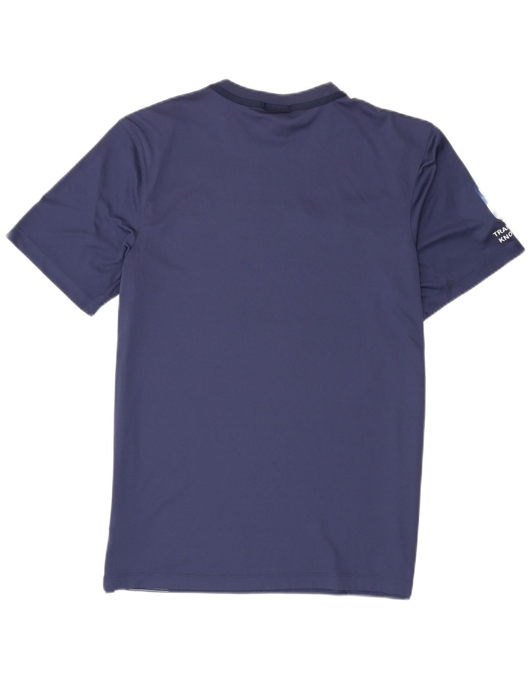 T-shirt grafica da uomo Nike Dri Fit Top color block medio blu navy