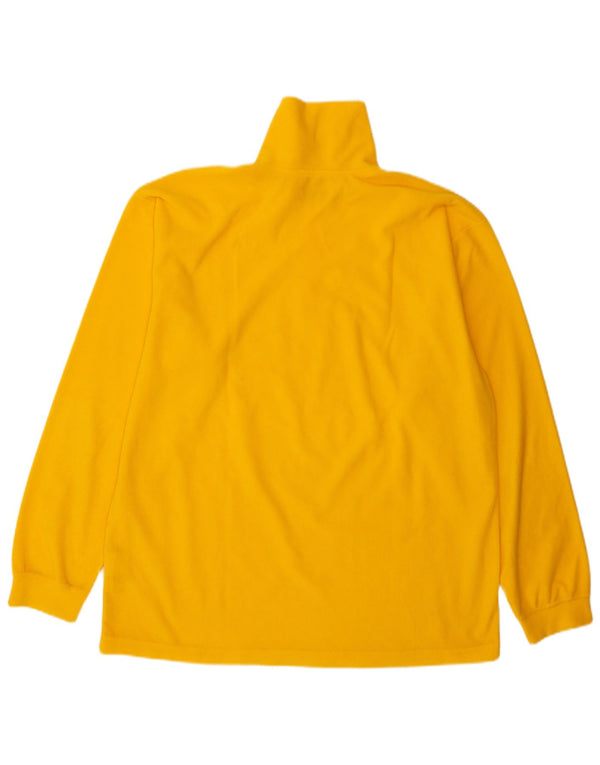 Maglione in pile da uomo con collo con zip Invicta 2XL poliestere giallo
