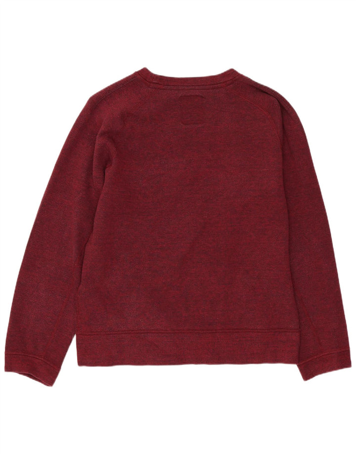 Felpa oversize da donna Nike Jumper UK 10 Small Maroon Cotton