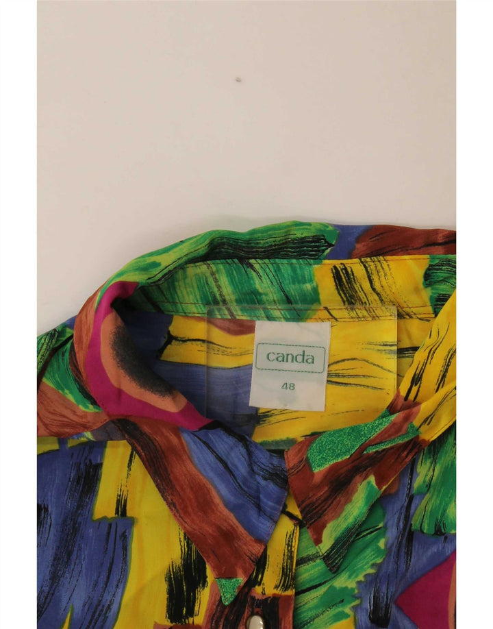 Camicetta con grafica da donna Canda EU 48 2XL Patchwork multicolore