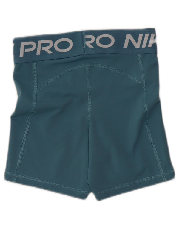 Pantaloncini sportivi Nike Dri Fit Graphic da donna UK 4 XS Blu