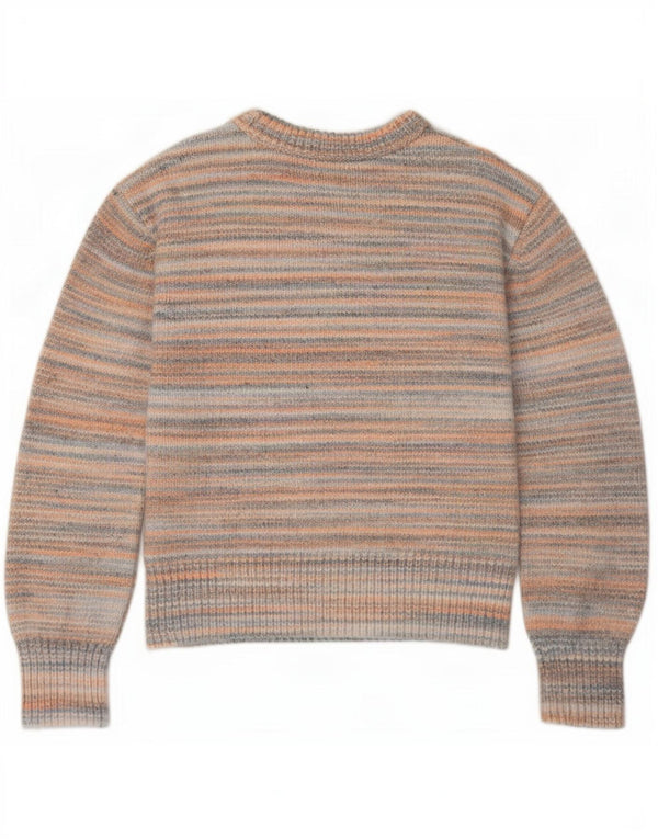 Maglione maglione con scollo a barca da donna Marks & Spencer UK 14 medio multicolore