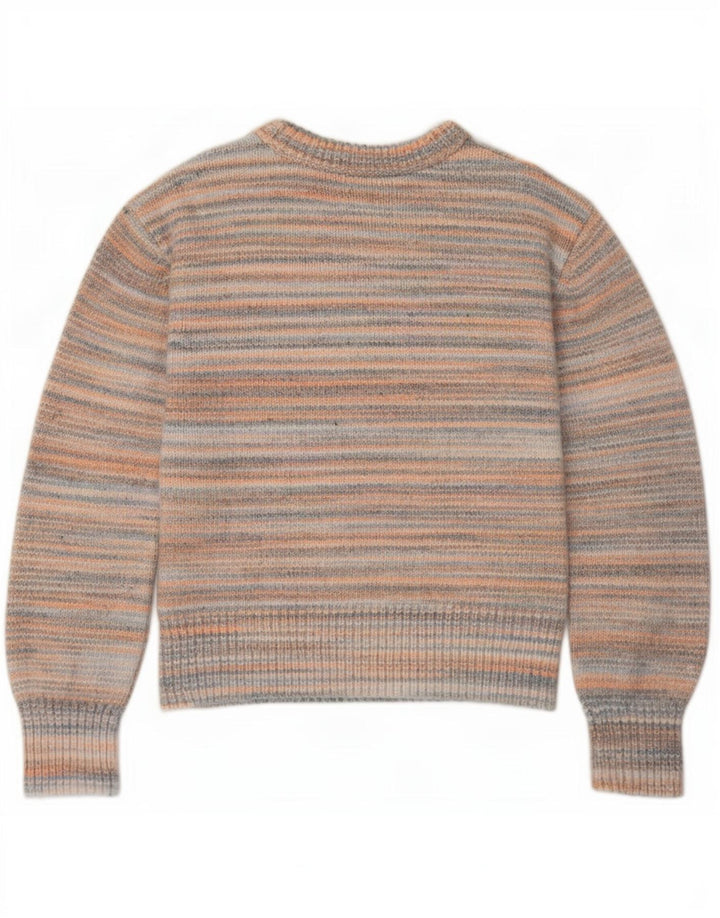 Maglione maglione con scollo a barca da donna Marks & Spencer UK 14 medio multicolore