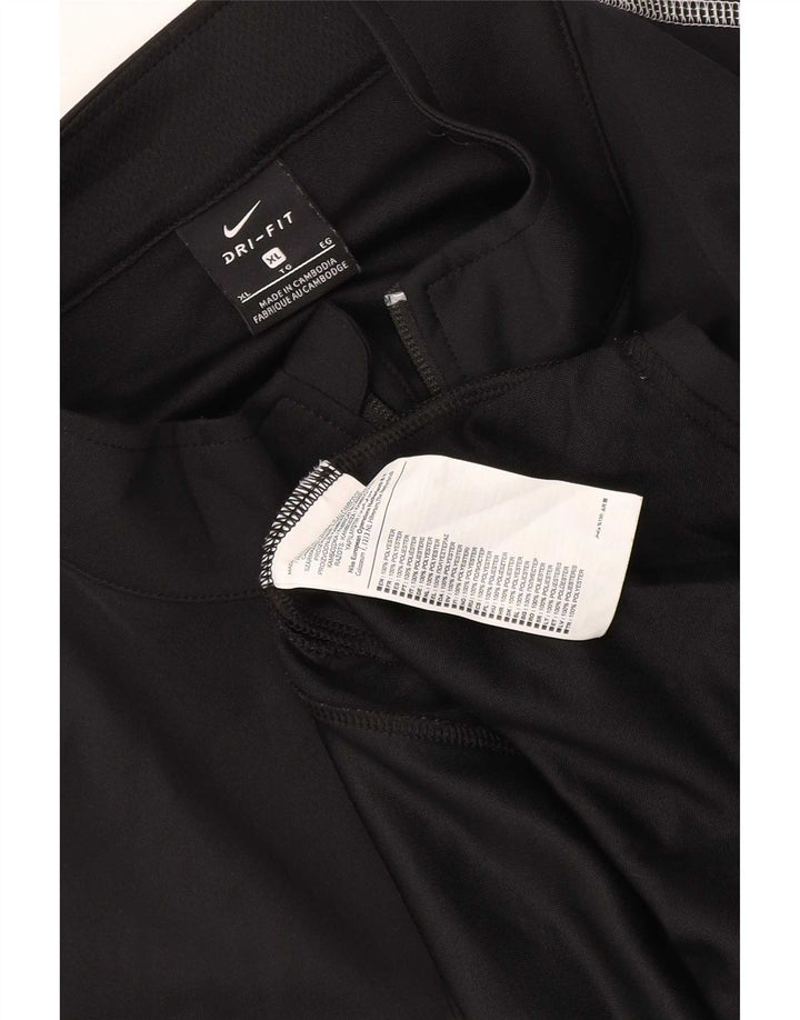 Giacca da tuta Nike Dri Fit da uomo XL nera in poliestere