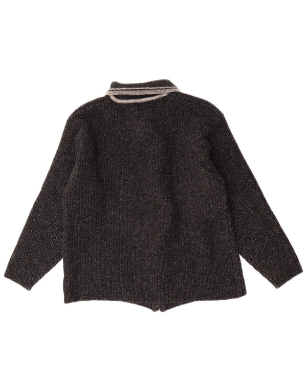 Maglione cardigan per ragazzi Levi's 11-12 anni grande lana screziata grigia