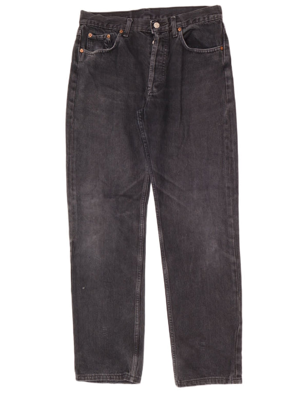 Levi's Uomo 501 Jeans dritti W34 L34 Cotone Nero
