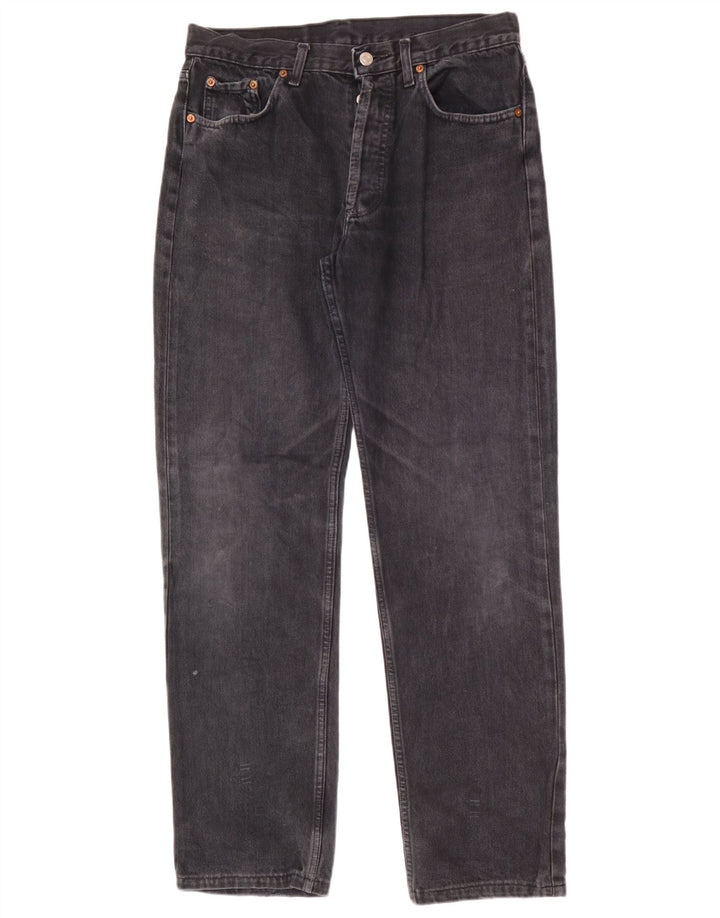 Levi's Uomo 501 Jeans dritti W34 L34 Cotone Nero