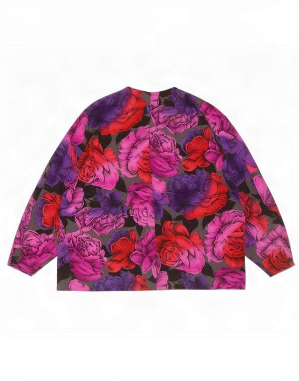 Vintage Womens Shirt Blouse UK 20 2XL Multicoloured Floral