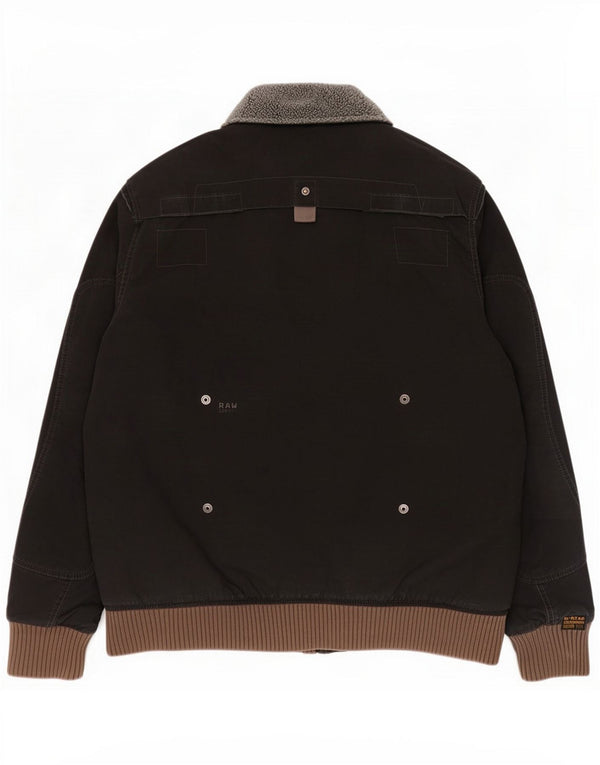 Giacca utility da uomo G-Star UK 44 2XL Cotone color block nero