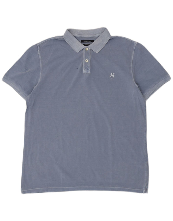 Polo da uomo Marc O'Polo XL in cotone blu