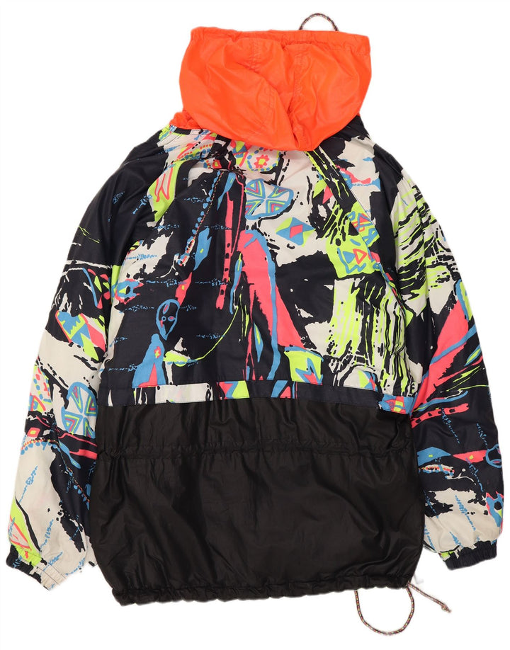 Luhta Giacca antipioggia oversize da donna UK 18 XL Colorblock nero